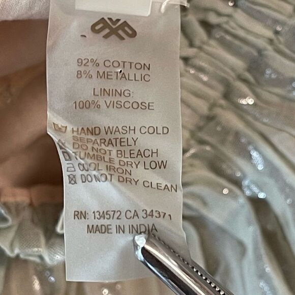 PQ Swim Golden Hour Briar Maxi Dress Swim Cover Strapless Block Tiers Pleated - Picture 9 of 15